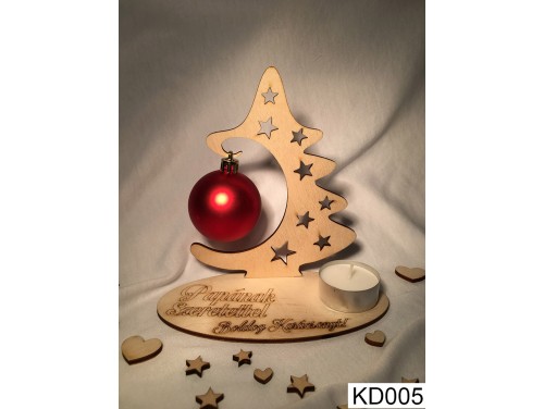 (KD005) Karácsonyi Asztali Dekorációk 15 cm x 15 cm - Papának – Karácsonyi ajándékok